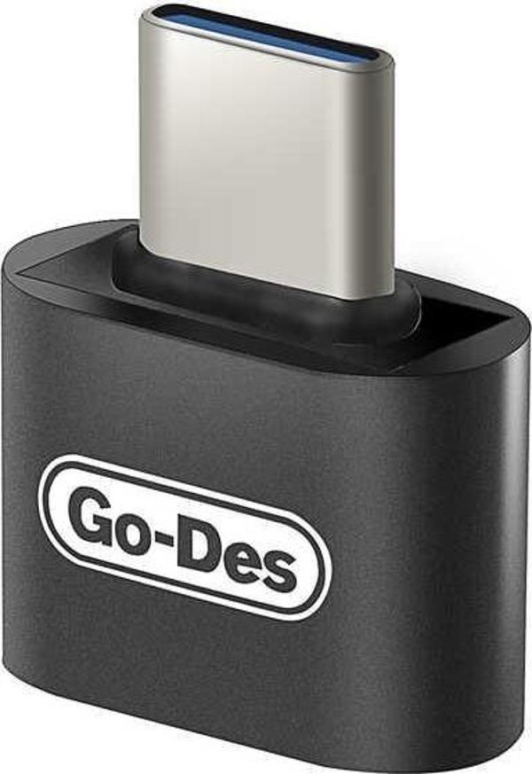 Go-Des GD-CT08 USB to Type-C OTG Adaptör Tak & Çalıştır - Image 1
