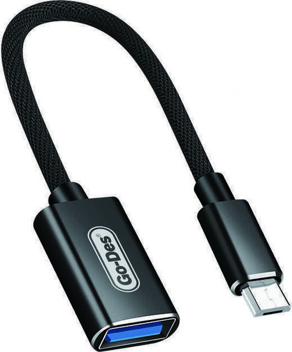Go-Des GD-UC055 Type-C OTG USB 3.0 Adaptör Kablo 24 cm  - Image 1