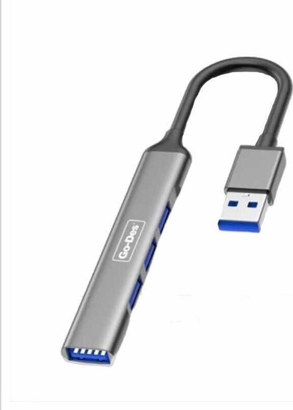 Go-Des GD-UC701 USB Hub 4 in 1 USB Çoğaltıcı Adaptör Çoklu USB İstasyonu Tak & Çalıştır - Image 1