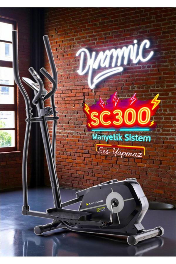 Dynamic Star Collection SC300 Manyetik Eliptik Kondisyon Bisikleti, Sessiz Çalışır, Elden Nabız Ölçer - Image 1