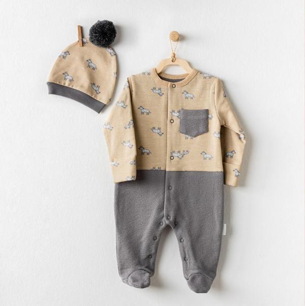 Andywawa Little Zebra Bebek Tulumu AC24159 - Image 1