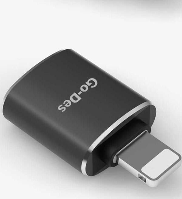 Go-Des GD-CT056 USB to Lightning OTG Adaptör Tak & Çalıştır - Image 1