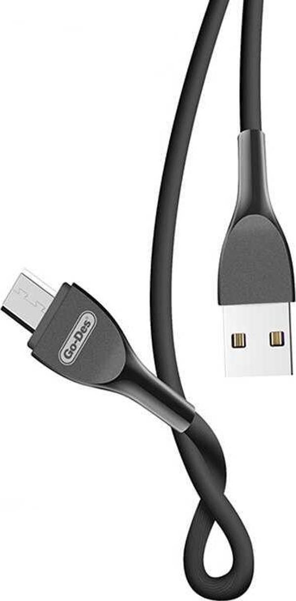 Go-Des GD-UC510 Micro USB Kablo 2.4A Hızlı Şarj Kablosu 100 cm Data Kablo - Image 1