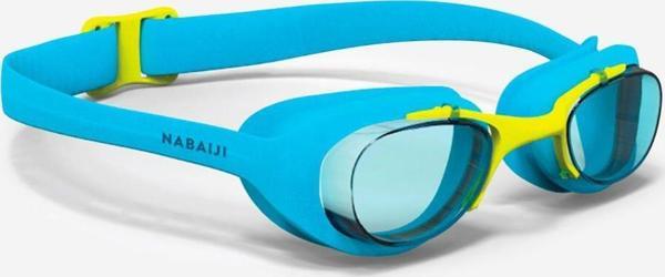 Decathlon Çocuk Yüzücü Gözlüğü - Mavi/Sarı - Şeffaf Camlar - Xbase - Image 1