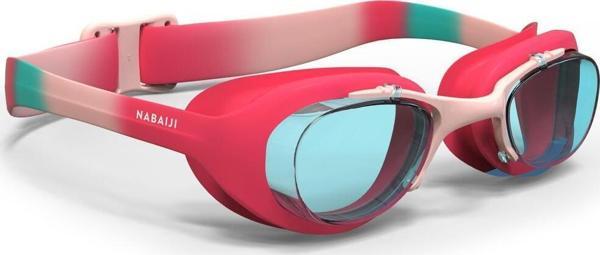 Decathlon Çocuk Yüzücü Gözlüğü - Pembe/Mavi - Şeffaf Camlar - Xbase - Image 1