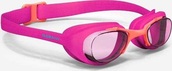Decathlon Çocuk Yüzücü Gözlüğü - Pembe/Turuncu - Şeffaf Camlar - Xbase - Image 1