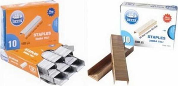Delta Sarı Zımba Teli Küçük No:10 Tekli Paket - Image 1