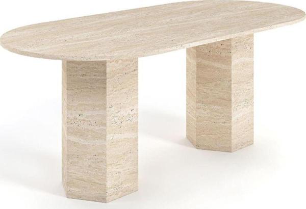 Miarik Design Altıgen İki Ayak Yemek Masası Gredella - Image 1