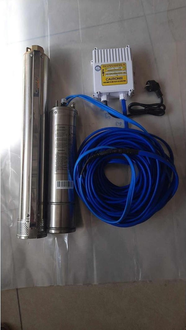 4SDM12/6 1,5HP ALARKO MONOFAZE 35 MT KABLOLU VE PANOLU TAKIM DALGIÇ POMPA - Image 1