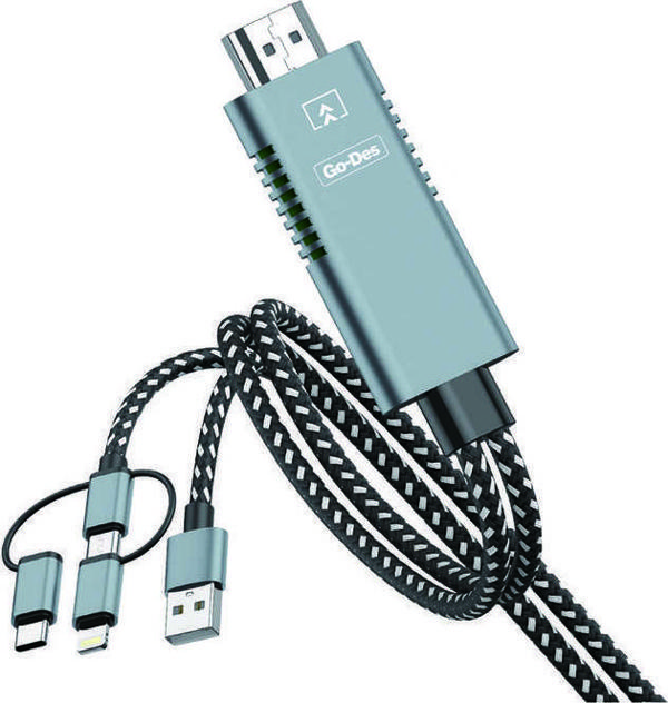 Go-Des GD-8296 5 in 1 1080P HD Ses ve Görüntü Aktarıcı HDMI Kablo - Image 1