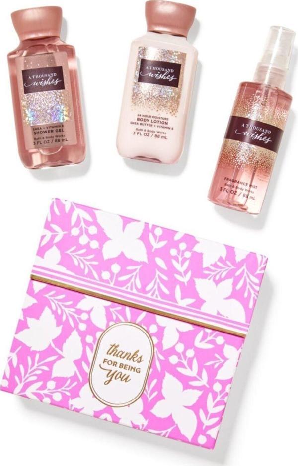 Bath & Body Works A Thousand Wishes Seyahat Boy Hediye Seti   - Image 1