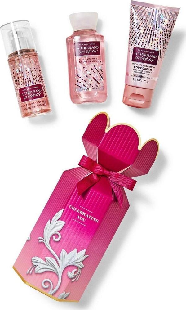 Bath & Body Works A Thousand Wishes Seyahat Boyu Hediye Seti - Image 1