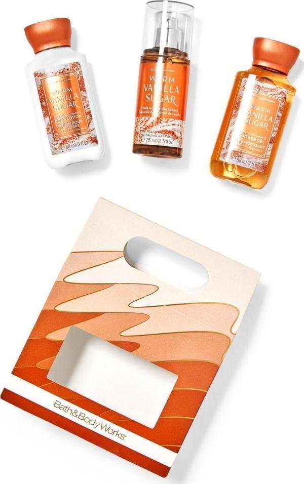 Bath & Body Works Warm Vanilla Sugar Mini Hediye Seti - Image 1