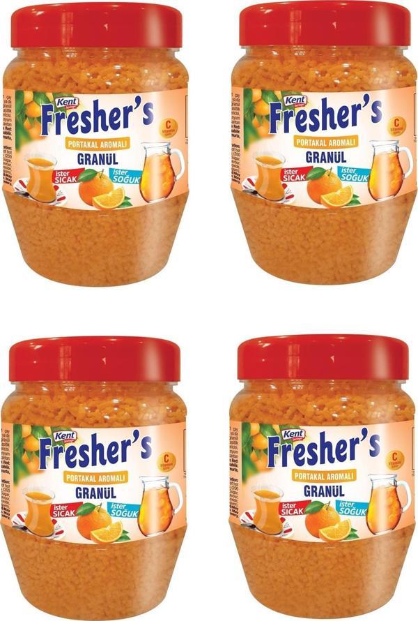 Kent Boringer Fresher's Portakal Aromalı Granül İçecek 300 Gr X 4 Adet - Image 1