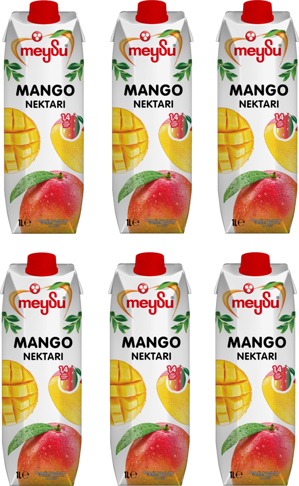 Meysu Mango Nektarı 1 Lt X 6 Adet - Image 1