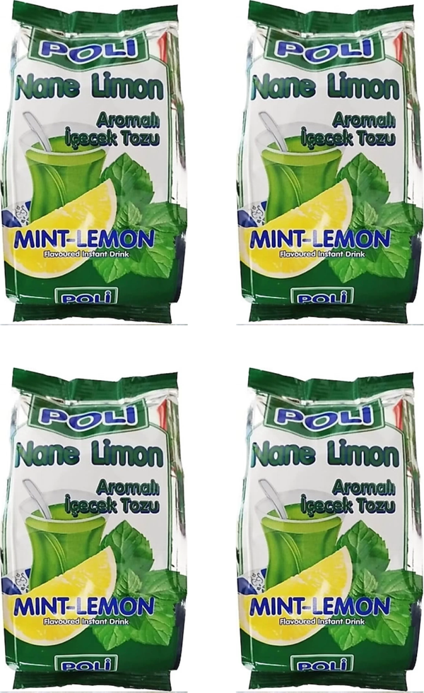 Poli Toz İçecek Nane Limon 300 Gr X 4 Adet - Image 1