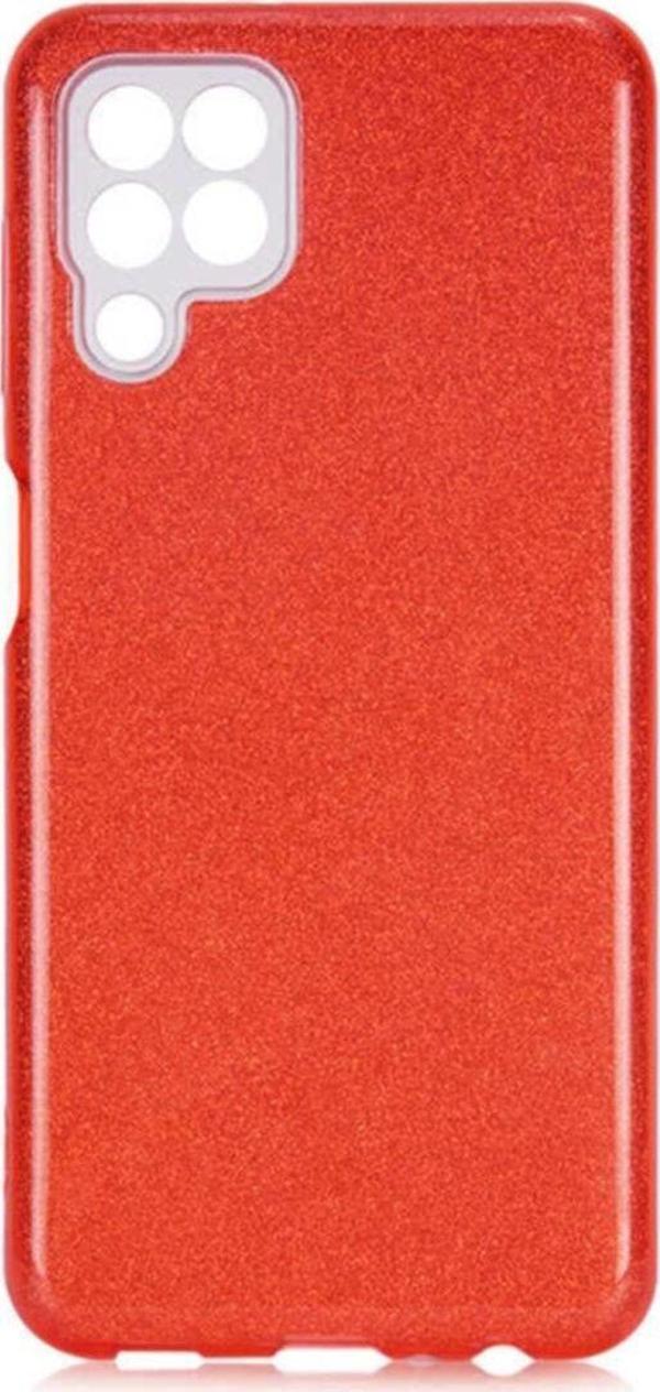 Coverzone Galaxy A22 4g Kılıf Shining Silikon Kılıf Shining Silikon Kırmızı - Image 1