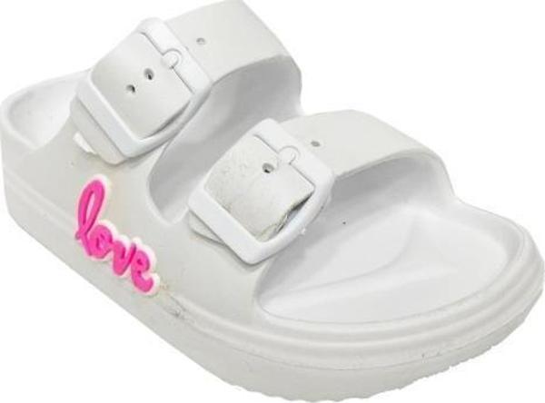 Ayfox 1006-24 Love Yazılı Suya Dayanıklı Kız Çocuk Terlik 26-30 - Image 1