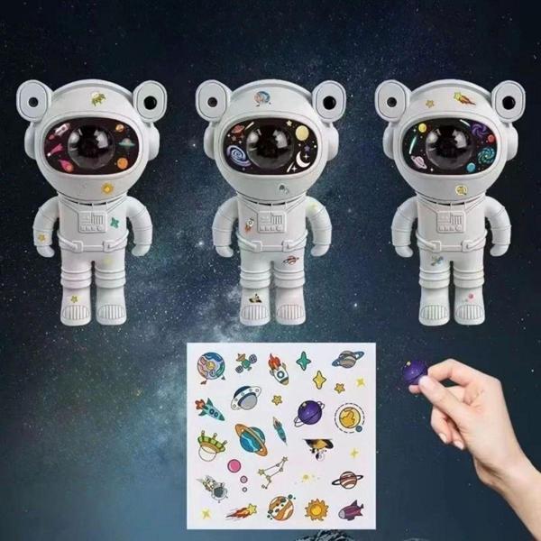 Stickerlı ,Kumandalı ASTRONOT Model Gece Lambası - Image 1