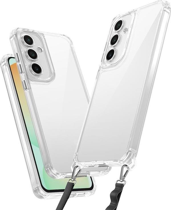 Samsung Galaxy S23 FE Kılıf Airbagli Takılabilir Askı Aparatlı Zore Snap Silikon Kapak - Image 1