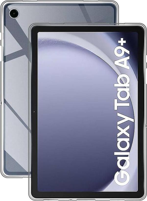 Samsung Galaxy Tab A9 SM-X110 Kılıf Şeffaf Yumuşak Süper Lüx Esnek Renksiz Silikon Kapak   - Image 1