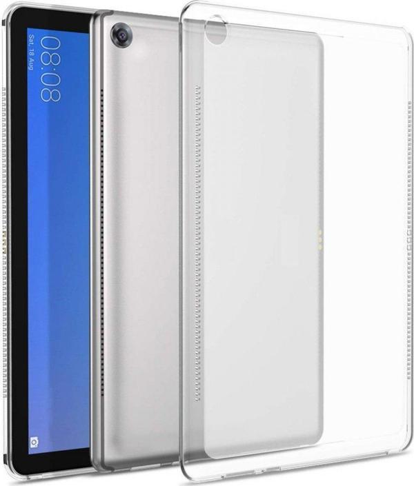 Huawei MatePad T10S Kılıf Şeffaf Yumuşak Süper Lüx Esnek Renksiz Silikon Kapak   - Image 1