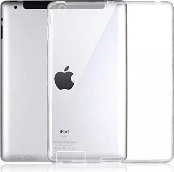 Apple iPad 4 Kılıf Şeffaf Yumuşak Süper Lüx Esnek Renksiz Silikon Kapak  - Image 1