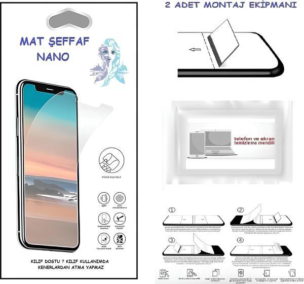 One PLUS OPEN Nano Ekran Koruyucu Ultra İNCE Esnek MAT Şeffaf - Image 1