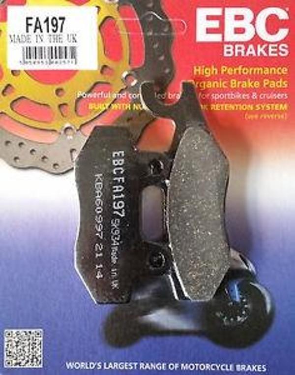 Ebc Yamaha Ybr 250 Ön Fren Balatası Fa197 Balata - Image 1