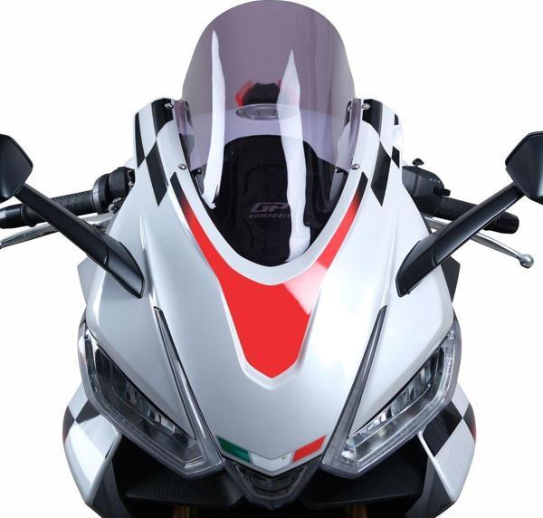 GP Kompozit Aprilia RS 660 2023-2024 Uyumlu Ön Cam Füme - Image 1