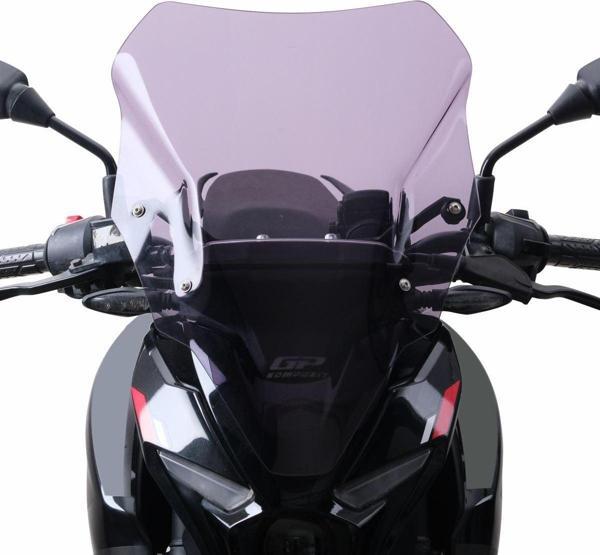 GP Kompozit Bajaj Pulsar N 250 2022-2024 Uyumlu Ön Cam Füme - Image 1