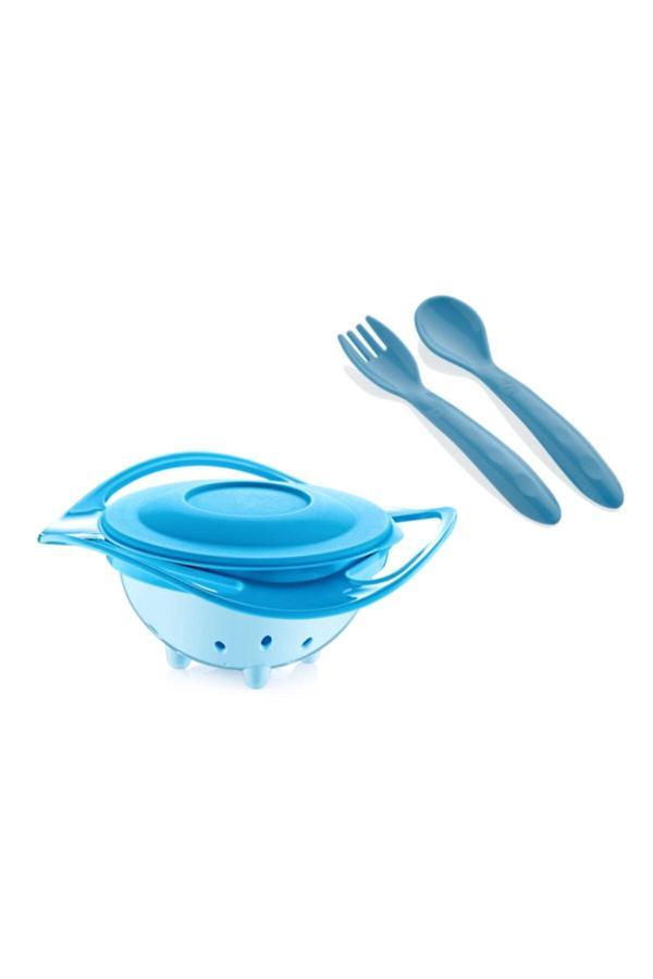 Babyjem Dökülmeyen Tabak & Mama Kaşık Çatal Takımı - Image 1