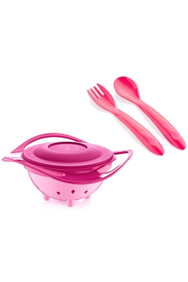 Babyjem Dökülmeyen Tabak & Mama Kaşık Çatal Takımı - Image 1