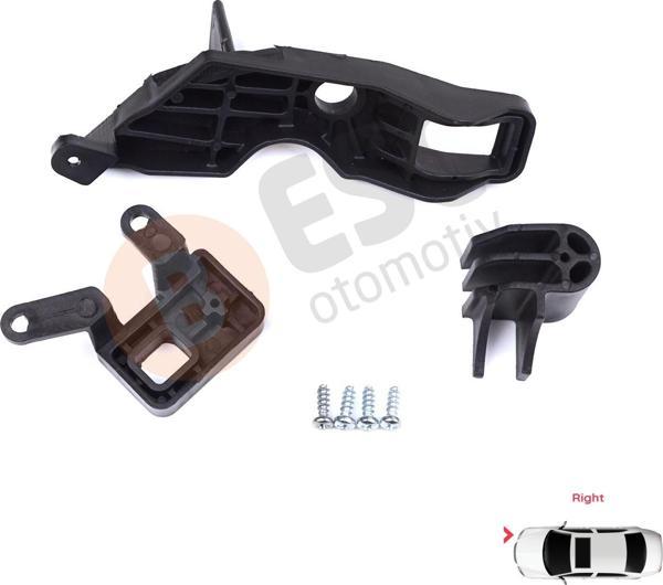 Citroen C Elysee DD 2017-2024﻿ Makyajlı Kasa 9817297880 İçin Sağ Ön Far Ayak Tamir Seti - Image 1