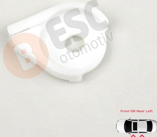 Hyundai Accent 1994-On 82403-0U010 İçin Ön veya Arka Sol  Kapı Cam Kriko Tamir Köşe Makara Yuvası - Image 1