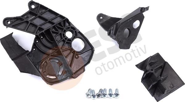 Peugeot 3008 5008 MK2 2016-2024 9814255780 İçin Sağ Ön Far Ayak Tamir Seti - Image 1