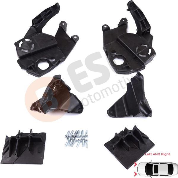 Peugeot 3008 5008 MK2 2016-2024 9814255880 9814255780 İçin Sağ Sol Ön Far Ayak Tamir Seti - Image 1