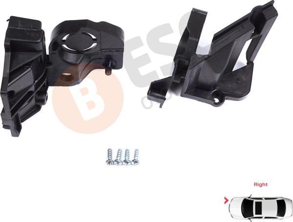 Peugeot 308 MK2 T9 2013-2021 4/5 Kapı 9807657780 İçin Sağ Ön Far Ayak Tamir Seti - Image 1