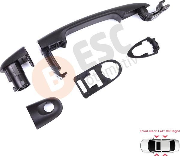 Renault Kangoo FW KW 2007-2021 Nissan NV250 Mercedes Citan W415 için Ön veya Arka Dış Kapı Açma Kolu - Image 1