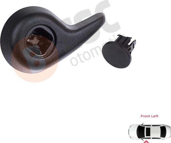 Renault Megane MK4 B9A K9A Talisman 2015-On için Siyah Manuel Sol Ön Koltuk Ayar Yatırma Kolu - Image 1