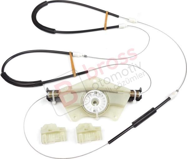 VW Passat B5 3B 3BG Skoda Superb MK1 B5 3U 3B1837461 İçin Ön Sol Cam Kriko Tamir Seti - Image 1