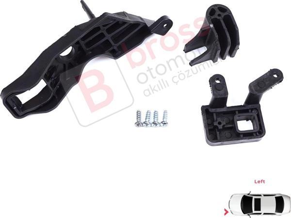 Citroen C Elysee DD 2017-2024﻿ Makyajlı Kasa 9817298480 İçin Sol Ön Far Ayak Tamir Seti - Image 1