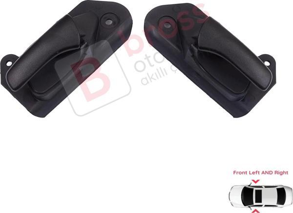 Opel Astra F MK3 T91 T92 1991-2001 90430129 90430130 için Ön Sağ Sol İç Kapı Açma Kolu Seti - Image 1