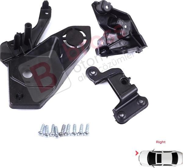Peugeot 208 e-208 MK2 P21 2008 e-2008 MK2 P24 2019-On 1656169480 İçin Sağ Ön Far Ayak Tamir Seti - Image 1