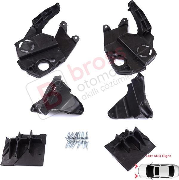 Peugeot 3008 5008 MK2 2016-2024 9814255880 9814255780 İçin Sağ Sol Ön Far Ayak Tamir Seti - Image 1