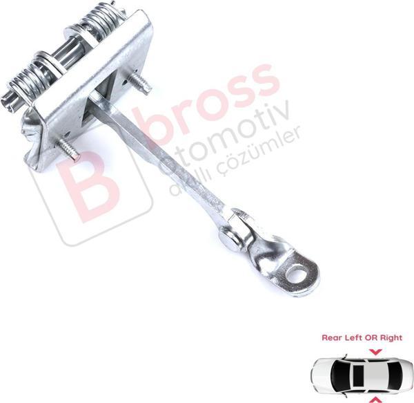 Peugeot 607 9D 9U 1999-2010 9181F5 İçin Arka Sağ veya Sol Kapı Gergisi - Image 1