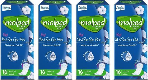 Molped İlk&Son Gün Pedi 16 lı Uzun x 4 Adet - Image 1