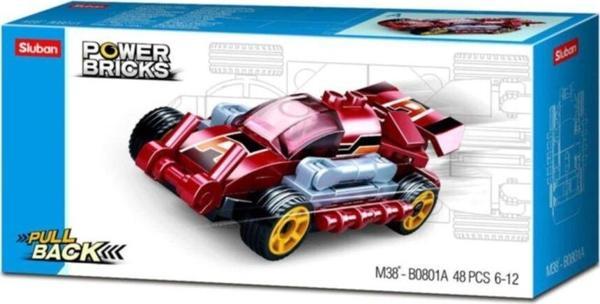 Sluban 48 Parça Power Araba Lego - Image 1