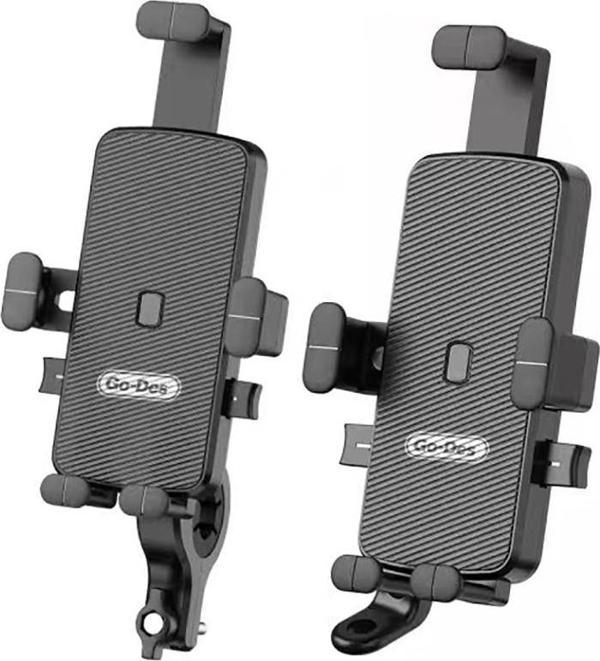 Go-Des GD-HD905 Sarsıntı Önleyici 360 Derece Ayarlanabilir Bisiklet ve Motosiklet Telefon Tutucu - Image 1