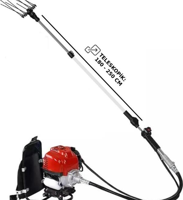 Minelli Olivegreen 500 Benzinli Motorlu Taraklı Zeytin Hasat Makinesı 2.6 Hp - Image 1